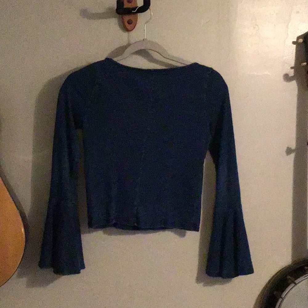 Blue denim shirt